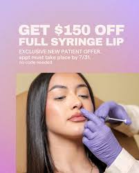OFFER EXTENDED 🎀🌸🧡 Due to popular demand, our $150 off full lip new  patient special has been extended to 7/31. Appointment must take place by  7/31. Claim this offer by going to “