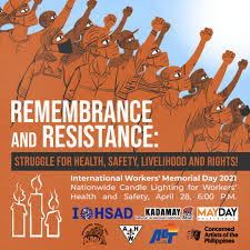 It's the shortest day of the year south of the equator. Iohsad Philippines April 28 Is International Workers Memorial Day Remembrance And Resistance Struggle For Health Safety Livelihood And Rights After More Than A Year Of The Longest Lockdown In The World