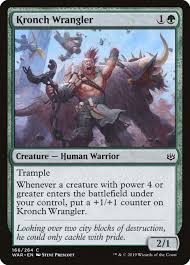 Kronch Wrangler The Gathering Magic The Gathering Cards Magic The Gathering