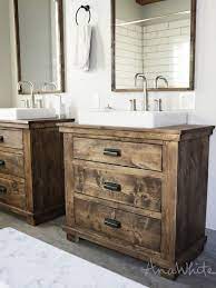 If the cabinetry reaches past the countertop to the. Diy Bathroom Vanity 12 Bathroom Rehabs Bob Vila