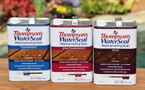 The New Thompson S Waterseal Waterproofing Stain Is Available In Three Opacities Transparent Semi Transparent And So Staining Deck Best Deck Sealer Cool Deck