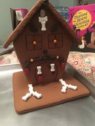 Trader Joe S Haunted House Kit Decorated By My 10 Year Old Kit Homes Halloween Decorations Haunted House