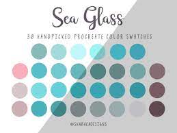 Sea Glass Procreate Color Palette 30