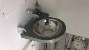 tip up folding boat sink youtube