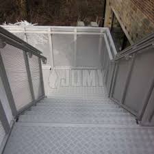 Erectastep's experience in building metal stairs and metal work platforms goes back over 20 years. Aluminium Staircase For Exterior Or Interior Use Jomy
