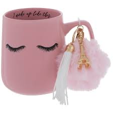 Browse tons of unique designs or create your own custom coffee mug with text and images. I Woke Up Like This Eyelashes Mug Key Chain Hobby Lobby 1956747