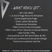 Resume is a mac feature that allows you to launch apps and have them resume where you left off the last time they were used. Ms Word Resume Template Cover Letter And References Resume Fonts Icons Resume Editing Guide Fully Compatible With Ms Office For Mac Or Windows Desktop Instant Download Resumedesignco Com