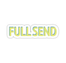 Full Send Sticker In 2020 Diy Beer Pong Table Vinyl Decal Stickers Vinyl Sticker