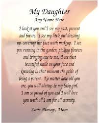 Meaningful 18th Birthday Message For Daughter From Mother My Daughter Personalized Art Poem Memory Birthday Gift Daughter Quotes Mother Daughter Quotes Mother Quotes