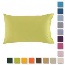 Federe per guanciali bassetti, biancaluna, in cotone bianco. Federe Zucchi Vendita Biancheria E Accessori Casa
