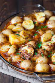 Hearty Vegan Spanish Potatoes Natural Comfort Kitchen Recipe Vegetarian Cooking Vegan Side Dishes Vegan Recipes
