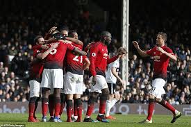 Fulham 0 3 Man Utd Visitors Move Up To Fourth In The Table With Win Champions League Manchester United Psg