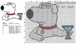These badass designs are gonna make you and your guests laugh. 23 Family Guy Ideas Cross Stitch Patterns Cross Stitch Stitch Patterns