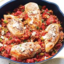 Skillet Spanish Chicken Rice Recipe Recipes Clean Eating Clean Recipes