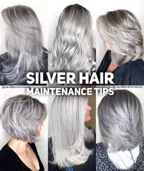 Silver Hair Maintenance Tips Click On The Link Below To Read These Important Tips Silver Hair Short Hair Maintenance Tips Silver Hair Dye