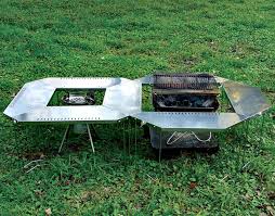 No welds on any of the sheet stainless steel, all folds! Snow Peak Jikaro Fire Ring Table Noveltystreet
