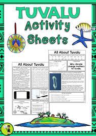 Help Your Students To Learn About Tuvalu With Our Three Page Activity Sheet It Features Eleven Activities A Writing Activities Activities Literacy Activities