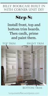 Shop 14 ikea bookcases designed to save you space. Billy Bookcase Built In With Corner Unit Diy Our Library Reveal Billy Bookcase Billy Bookcase Built In Bookcase Diy