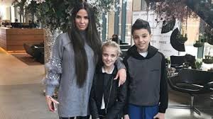 Andre with the kids at heathrow yesterday. Katie Price Banned From Seeing Children By Peter Andre Celebrity Heat