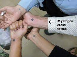 She got it in a. Coptic Cross Tattoo Tallskinnykiwi