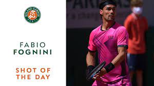Italian tennis star beat swedish elias ymer in straight sets dressed like superhero. Shot Of The Day 1 Fabio Fognini Roland Garros 2021 Youtube