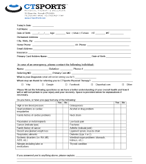 En este acto darán a conocer las líneas maestras del modelo ctsports y los nuevos formatos que se suman al ya existente, siempre respetando la máxima de campus de tecnificación y alto. Patient Registration Form Physical Therapy Wellness In Norwalk Ct Sports