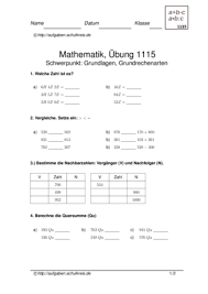 Werde wieder fit in mathe mit unseren kostenlosen mathe aufgaben, übungen, videos und lerntexten! Klassenarbeiten Und Ubungsblatter Mathematik Grundschule Klasse 3 Kostenlos Zum Ausdrucken