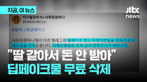 피해자 돈 못 받겠다…딥페이크물 무료 삭제 나선 대표님 : 네이트 뉴스