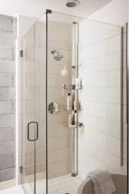 5 Steps To Make Your Small Shower Look Bigger Without Remodeling Shower Storage Corner Shower Caddy Small Bathroom Storage