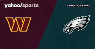 Washington Commanders @ Philadelphia Eagles - Yahoo Sports