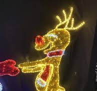 Christmas Decoration LED Deer 2D Motif Lights for Party ...