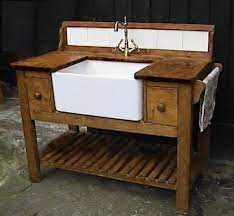 Everything that can be conceived of. Shaker Rustic Style Belfast Sink Kitchen Unit Complete With Worktop Taps Belfast Sink Kitchen Kitchen Sink Diy Freestanding Kitchen