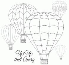 Coloring pages for kids hot air balloon coloring pages. Hot Air Balloons As Requested First Posted Thursday April 08 2010 Hot Air Balloon Drawing Balloon Drawing Free Digital Stamps