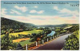 File:Allghenies from Devils Elbow, scenic Route No. 59 via Warren Kinzua  and Bradford, Pa (78347).jpg - Wikimedia Commons