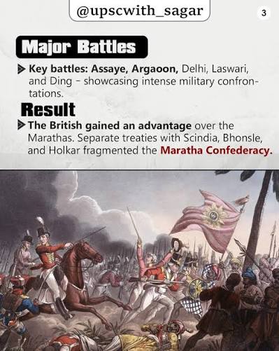 📜 The Second Anglo-Maratha War (1803–1805) A turning point in Indian history where the Marathas and the British clashed for dominance. Started with the Treaty of Bassein (1802) and ended with the