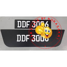 Senarai nombor plat kenderaan terkini untuk setiap negeri dan kawasan di malaysia akan dipaparkan di sistem semakan secara atas talian. 2pcs Plate Number Kereta Besi Perodua Alza Myvi The Best Shopee Malaysia