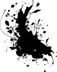 Black And White Paint Splatter Clipart Free Image On Pixabay Black Ink Paint Splashing In 2020 Watercolor Splash Abstract Pictures Abstract