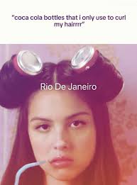 Olivia Rodrigo Coca Cola Can in Her Hair