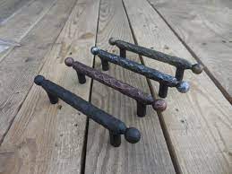 Hand Forged Drawer Pull 2 3 3 4 Pull Handle 96 Mm 3 75 In Wrought Iron Cabinet Cupboard Wardrobe Kitchen Drawer Pulls Kitchen Dresser Iron Drawer Pulls