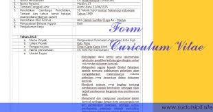 Seperti yang ada pada gambar di atas bahwa keterampilan teknis yang dimiliki oleh orang tersebut langsung dicantumkan dalamm cv. Contoh Daftar Riwayat Hidup Cv Lengkap Dan Siap Pakai File Sofcopy Sudut Sipil
