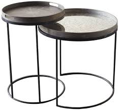 Prepare for large parties or family gatherings with an adjustable height table that can be set to various heights to accommodate different people. Buy High Round Tray Table Set The Furn Shop