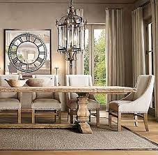 Rh's rectangular table collections:at restoration hardware, you'll explore an exceptional world of high quality unique dining room furniture. Restoration Hardware Salvaged Trestle Dining Table Copycatchic Restoration Hardware Dining Room Holiday Dining Room Dining Room Renovation
