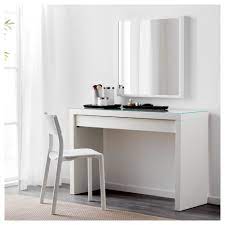 Ikea Malm Dressing Table There S Plenty Of Space For Makeup And Jewelry In The Wide Malm Dressing Table Minimalist Dressing Tables White Dressing Tables