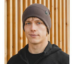 🧢 Chocolate brown winter hat 100% Ecotec® Cotton