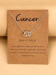 Click to go to reviews. Cancer Constellation Charm Necklace Shein Eur