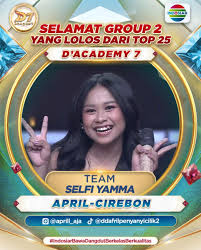 Bangga banget! Selamat, April (@da7_aprillll) asal Cirebon dari tim  @lida_selfi07 berhasil melaju ke babak berikutnya! 🙌 Selamat ya🌟 