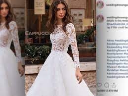 Spitze 3/4 ärmel brautkleid hochzeitskleid kleid braut babycat collection bc900. Brautkleider Trends Die Schonsten Hochzeitskleider Mit Langen Armeln Bunte De