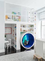 Kid Tastic Spaces Playroom With Tunnel Climbing Wall In 2020 Loft Playroom Kid Room Decor Climbing Wall Kids