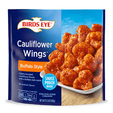 Meanwhile, whisk mayonnaise, dill, vinegar and the remaining 1/2 teaspoon garlic powder, 1/2 teaspoon onion powder and 1/4 teaspoon pepper in a small bowl. Cauliflower Wings With Spicy Buffalo Wing Sauce Birds Eye