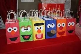 Birthday Goodie Bag Ideas Sesame Street Birthday Party Favor Bag Ideas Daily Party Dish Elmo Birthday Party Sesame Street Birthday Sesame Street Birthday Party